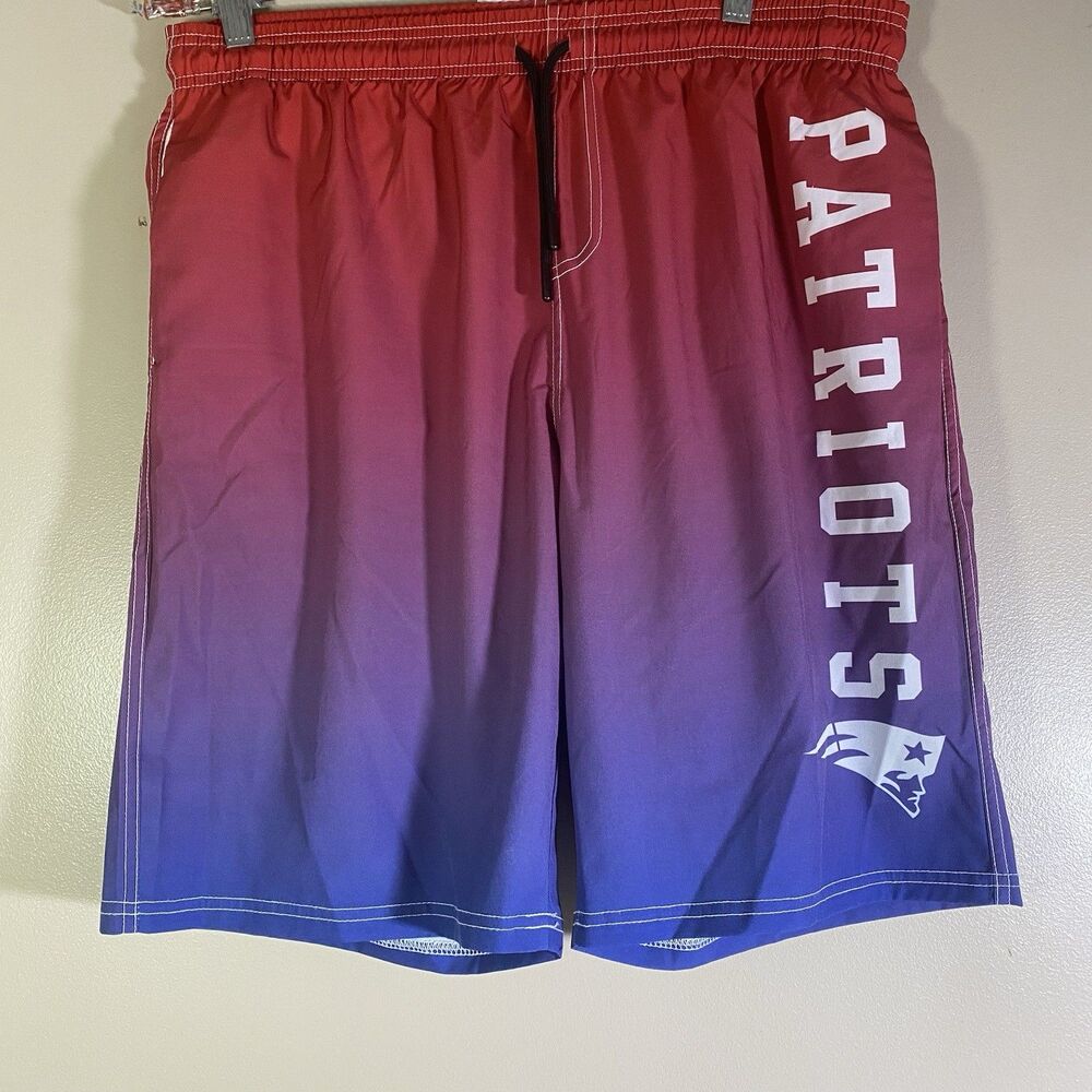 New England Patriots NFL Football Men XL Sportwear Quick Dry Board Short Unlined